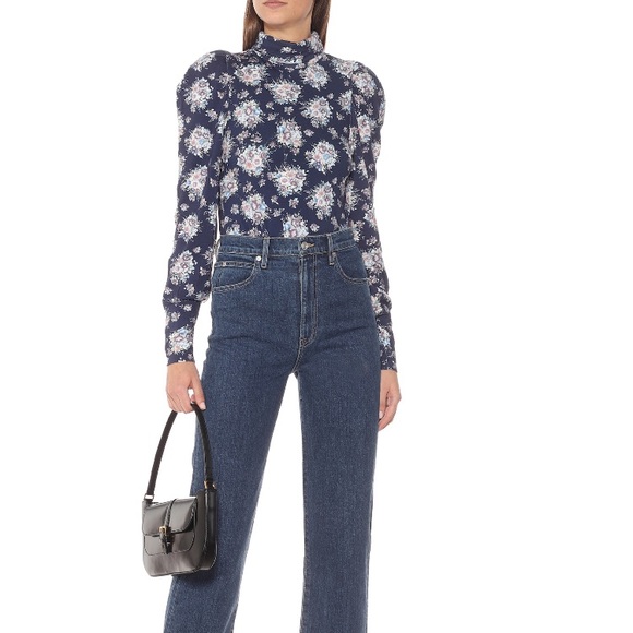 LoveShackFancy Tops - NEW Loveshackfancy Vienna Floral Blouse, Large